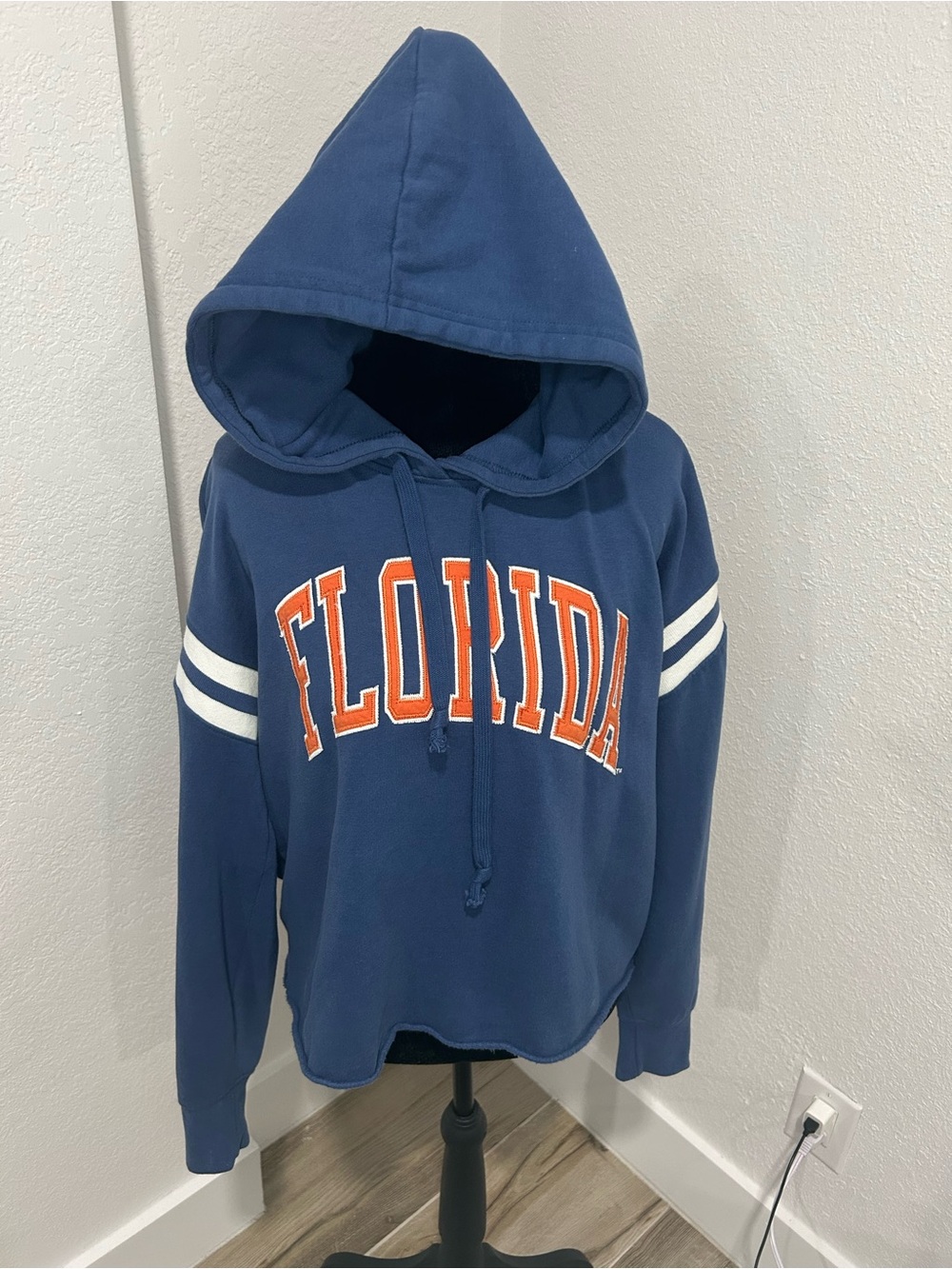 'FLORIDA' Hoodie with Orange Lettering